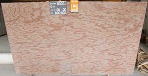 High Demand Polierte geschliffene rosa Granitplatten Exporteur Carrara Like Stone Strukturierte Fliesen Benutzer definierte Größe Bester Preis Bodenbelag Küche