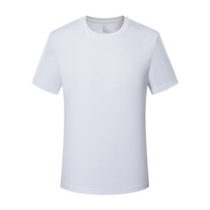 Camiseta de manga corta de algodón pesado para hombre con diseño de logotipo personalizado OEM, talla grande, cuello interior, holgada, elegante, color liso, diseño en blanco - Product Image 5