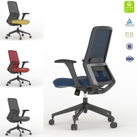 Chaise de bureau ergonomique abordable KOHO avec support lombaire, vérin à gaz de classe 3, conforme ANSI/BIFMA X5.1-2017 – Projet de design de mobilier