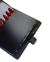 Agenda Personalizada 2024 con Accesorios, Carpeta con Cubierta de Cuero PU, Encuadernación de Cuaderno, Carpeta para CD