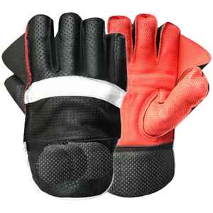 Mezcla de colores Nuevo diseño Wicket Keeper Guantes Cuero genuino hecho Cricket Keeper para adultos Múltiples colores y logotipo Oem Pu Material - Product Image 3