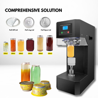 Nueva Máquina Selladora Automática de Latas de Aluminio con Motor Eléctrico de Inducción para Sellado de Bebidas, Envases de Papel, Alimentos, Vasos de Plástico y Botellas