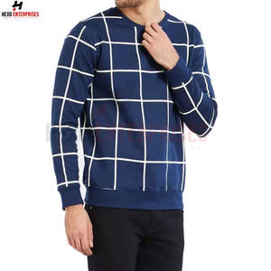 Sweat-shirt à col rond en coton organique épais de luxe avec logo personnalisé en polaire surdimensionnée vierge pour l'hiver Sweat-shirt de haute qualité - Product Image 2