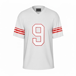 Camiseta de Fútbol Americano Unisex de Manga Corta, Talla Grande, Personalizable, Transpirable, con Características Antibacterianas y de Secado Rápido, 2026 - Product Image 4