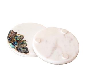 Directly Manufactured Modern Epoxy Resin Coasters High Quality Customizable <b>Square</b> Wood Coaster Set Angel Serving Base Holder - Product Image 5