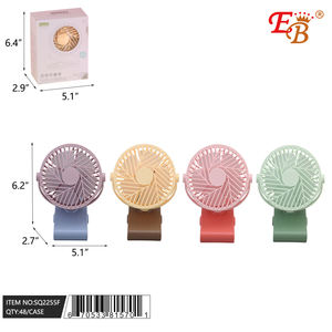Mini ventilatore a clip Eb da 6,2 pollici, portatile, alimentato a batteria, ricaricabile, a tre velocità, per uso domestico - Product Image 1