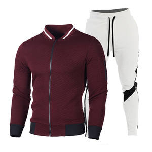 Ropa deportiva de alta calidad, chándales cortavientos ajustados para hombre, ropa de calle con cuello levantado, chándal 2026 - Product Image 3