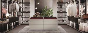 Luxury Modern Master Bedroom Furniture <b>Set</b> Italian Style Wooden Bed Modular <b>Wardrobe</b> and Glass Walk-in Closet Villa HotelProject - Product Image 4