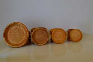 Plato de servicio Vintage de lujo, Plato decorativo y para servir de madera pulido ecológico, plato de servicio de madera moderno para fiestas - Product Image 4