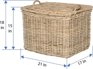 Caja de Almacenamiento Rectangular con Núcleo de Ratán, Tapa Hecha a Mano, Caja de Almacenamiento Ecológica y Natural para Decoración del Hogar, Venta al por Mayor desde Vietnam - Product Image 5