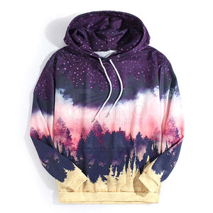 Sudaderas con Capucha Sublimadas Hechas a Medida, Talla 6XL, Ligeras, Cómodas, Cálidas para Invierno, Diseño con Cierre, Patrón Sólido, Suministro al por Mayor - Product Image 1