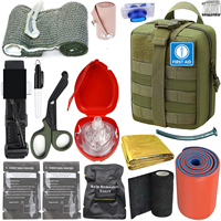 IFAK Taktisches Trauma-Kit mit Blutstillgaze Tragbare Notfall-Erste-Hilfe-Tasche für Outdoor, Arbeitsplatz, Erdbeben