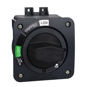 Interruttori Rotativi SCHNEIDER ELECTRIC EZC100 EZAROTDS con Maniglia Nera e Piastra Frontale per Montaggio Diretto, Colore Nero - Product Image 1