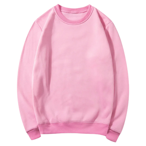 Premiум calidad cuello redondo sudadera 100% algodón polar transpirable cómodo personalizado impreso bordado Logo Top pulóver invierno - Product Image 1