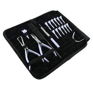 ชุดเครื่องมือต่อผมวิกทำเข็มโค้งงอหวีผมแบบมีเข็ม10ชิ้นคีมต่อผม - Product Image 2