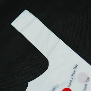 Bolsas de Camiseta Reutilizables Ecológicas de la Marca HAPLAST con Logotipo Personalizado, Impresas en PP/LDPE Termoselladas, para Compras/Supermercado - Product Image 3