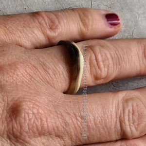 Rond de serviette en corne de boeuf le plus vendu en corne de boeuf et agate porte-ronds de serviette en corne de buffle pour décor de tables de mariage par FWE - Product Image 1