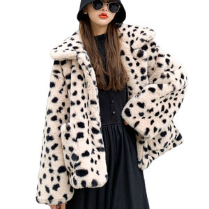 2025 nouveau Design moderne mode grande taille moelleux automne chaud à la mode Faux hiver dames noir bleu femmes manteau fourrure veste pour les femmes - Product Image 1