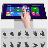 Sinmar 32 43 55 65 pulgadas interactivo gran quiosco de panel de pantalla táctil capacitiva Android Windows monitor de pantalla táctil