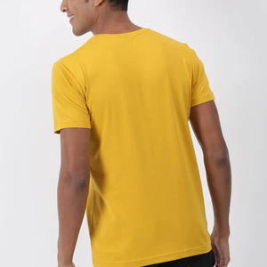 Camiseta de Cuello en V de Algodón y Poliéster de Diseño Nuevo a Precio de Mayoreo, Camiseta Ajustada para Hombre en Venta - Product Image 3