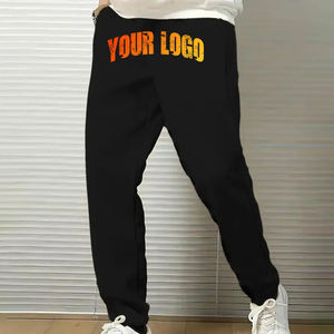Pantalones Deportivos Impermeables de Corte Regular para Hombre, Personalizados de Alta Calidad, con Logotipo Personalizado, Tejido Liso Teñido - Product Image 1