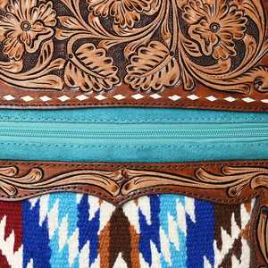 Nueva llegada Mochila occidental de cuero de piel Mochila mecanizada a mano Bolsa de gran capacidad Bolsa mecanizada occidental a precio al por mayor - Product Image 5