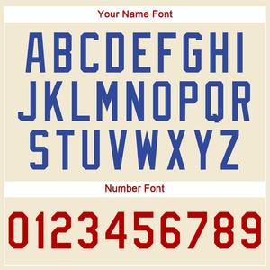 Maillot de baseball personnalisé rouge-Royal authentique drapeau américain mode - Product Image 3