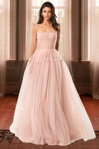 Alta calidad Santorini Royal Design tul hinchado sin mangas sesión de fotos largo vestido volador fluido para mujeres - Product Image 5