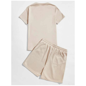 T-shirts unisexe avec short Ensembles d'été Vêtements de sport respirants et à séchage rapide Logo personnalisé imprimé ou styles de sport décontractés unis - Product Image 2