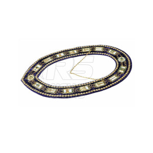 Ensemble de collier et de bijoux d'officier maçonnique, accessoires de cérémonie de la franc-maçonnerie, ensemble de collier et de bijoux de franc-maçon - Product Image 5