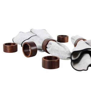 Servilleteros de madera hechos a mano al por mayor mesa de madera de acacia rústica de alta calidad decoración de estilo moderno para suministros de comedor y eventos - Product Image 2