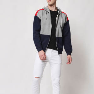 Sweat-shirt à capuche pour homme OEM, poids lourd, design personnalisé, style streetwear chaud, fermeture éclair, sweat-shirt à capuche pour l'automne et l'hiver - Product Image 5