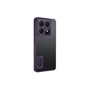 Coque en silicone Netzy Safa Omega pour Xiaomi 14T Pro, violet foncé, protection de l'appareil photo, découpe du logo, coque rigide en PC, Poco X4 Pro 5G Plus - Product Image 1
