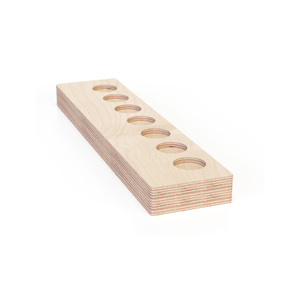 Espositore da tavolo in legno di produzione italiana per la decorazione di interior design - Product Image 3