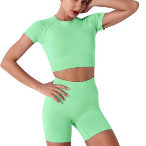 Conjuntos de yoga personalizados para mujer, el mejor diseño 2025, ropa de gimnasio ligera, de secado rápido, transpirable, de talla grande, cómodo, con su propio diseño - Product Image 5