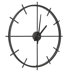 Reloj de Pared Analógico Vintage de Metal en Color Blanco de 50 cm para Dormitorio, Oficina, Salón, Comedor, Elegante, Grande y Moderno - Product Image 4