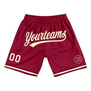 Pantalones Cortos de Baloncesto Personalizados Negros de Doble Malla con Bordado en la Cintura y Bolsillo con Cremallera - Product Image 2