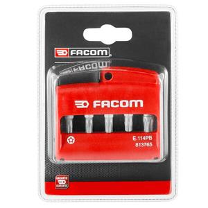Jeu de 10 embouts Torx Plus et anti-effraction Facom 1/4'' avec support pour tournevis - Product Image 1