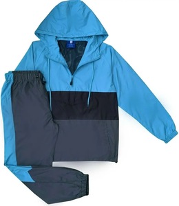 Ensemble de survêtement coupe-vent à col montant personnalisé pour hommes veste en nylon et polyester pour l'hiver jogging en plein air nouveau - Product Image 6