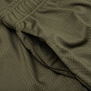 Premium Solid Fabric Sweat Wicking Ultra Soft Mens Two <b>Layer</b> Mesh Shorts OEM Customizable Eco-Friendly Anti-Wrinkle Gym Wear - Product Image 4