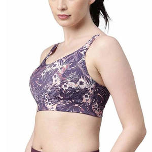 Soutien-gorge de sport sexy personnalisé d'usine OEM pour femmes, vêtements de sport respirants avec bretelles arrière, vêtements de fitness à motif de lettres - Product Image 5