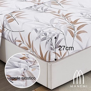 Ensemble de housse de couette moderne à fleurs en coton 100% 3 pièces avec housse de couette, drap-housse et taie d'oreiller - Product Image 3