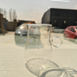 Borosilicato trasparente Mini brocca di latte con manico bicchieri per bere piccole <span class=keywords><strong>tazze</strong></span> - Product Image 2