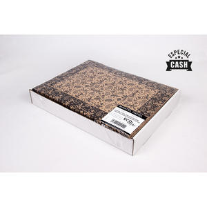 Nappe en papier professionnelle imprimée cachemire Eco Nature 30x40cm 50gsm, 500 pièces, B2B - Product Image 1