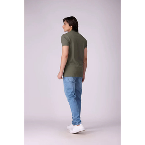 High Quality 100% Cotton <b>Men's</b> polo <b>T</b>-<b>Shirt</b> <b>Cool</b> Youth Custom Short Sleeve Breathable Solid Pattern Wholesale polo <b>t</b> ODM Supply - Product Image 5