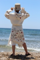 Peignoir de bain en mousseline de coton doux et luxueux avec impression colorée pour femmes, hommes et enfants, serviette de plage, spa et usage domestique, séchage rapide