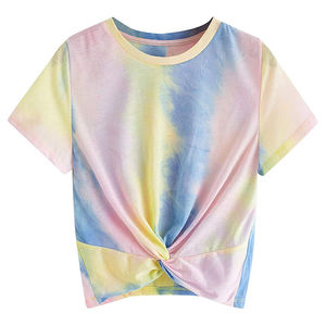 Top corto para mujer, camisetas de diseño impreso de alta venta, nuevo servicio OEM, la mejor venta en línea, ropa de calle, Top corto, camisetas personalizadas - Product Image 1