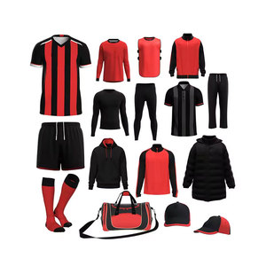 Uniforme de Fútbol Personalizado, Conjunto de Camiseta y Pantalones Cortos de Entrenamiento, Uniforme de Equipo Unisex, Sublimación, Tela Inteligente, Colores y Logotipo Personalizables - Product Image 1