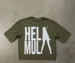 T-shirt Homme Oversize 100% Coton Haute Qualité, Coupe Boxy à Épaules Tombantes, Col Montant Étendu, Design Personnalisé, T-shirt Vierge OEM - Product Image 3