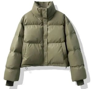 Venta al por mayor Chaqueta de plumón Acolchada Estilo corto Cuello alto Ropa de invierno - Product Image 6